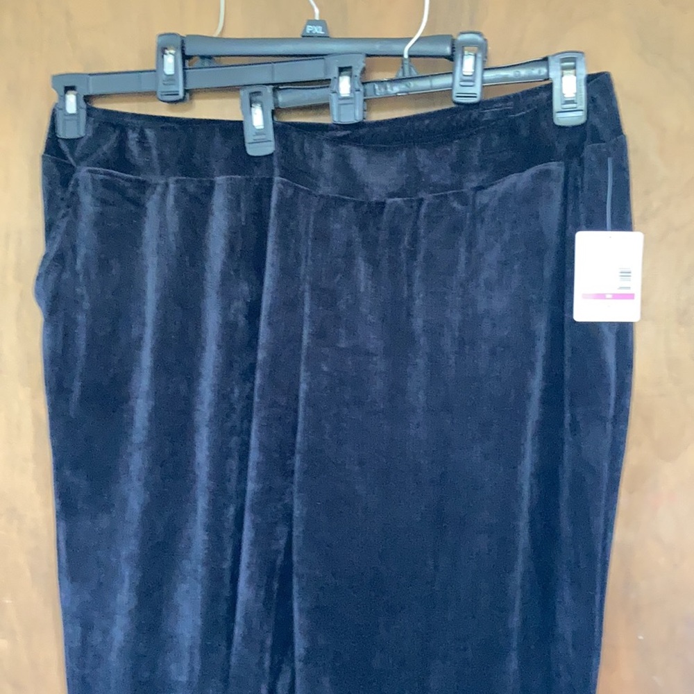 Emily Daniels black pull on knit corduroy pant size 3X - Picture 13 of 17